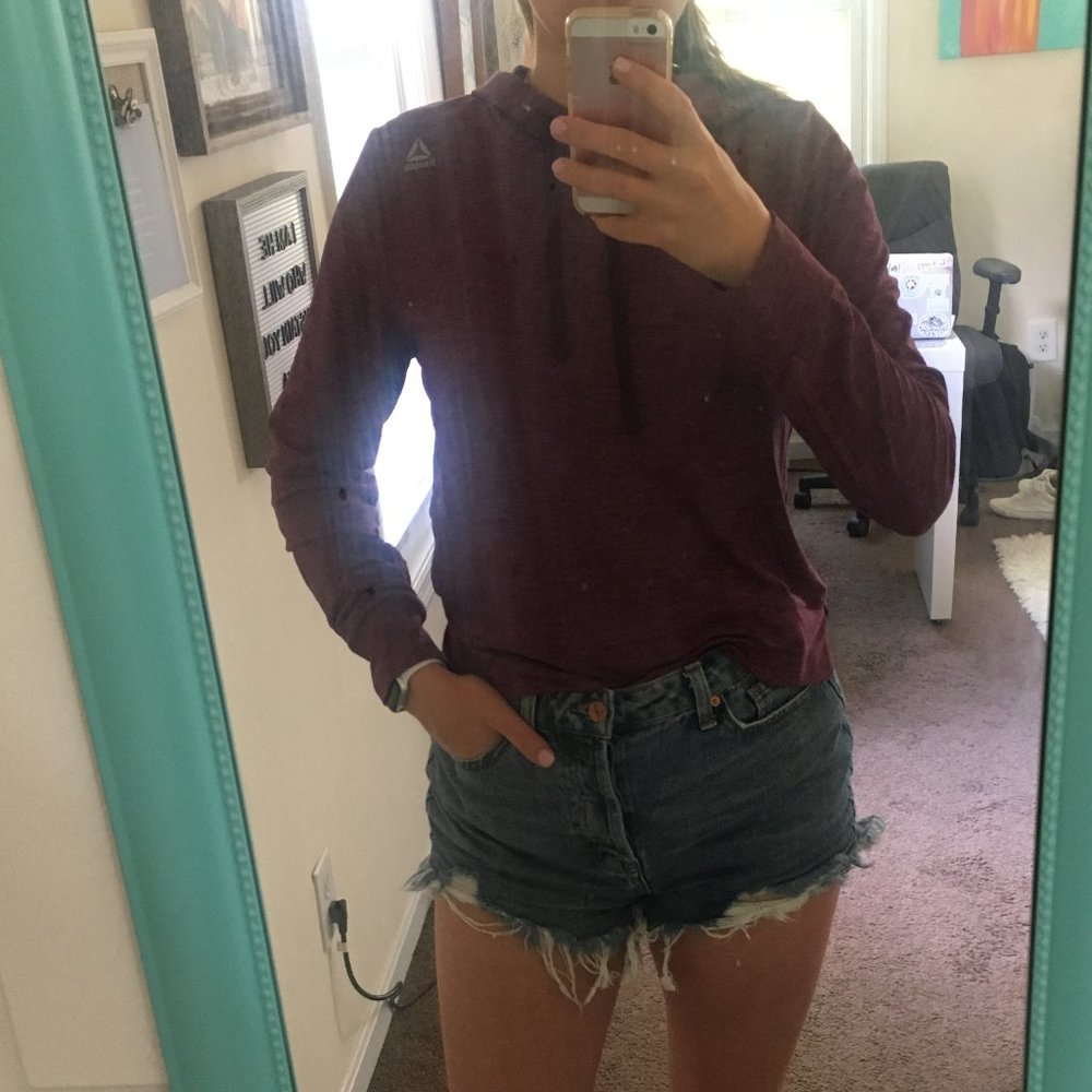 Purple Reebok Sweatshirt